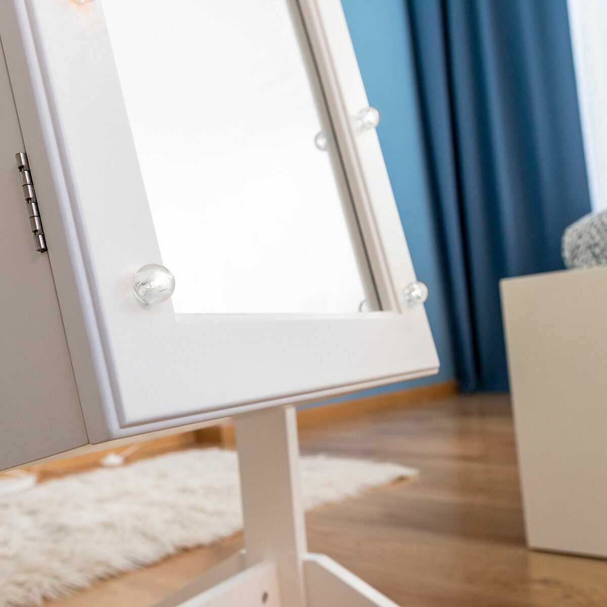 Stående smyckeskrin med spegel med LED Jewight InnovaGoods - 13