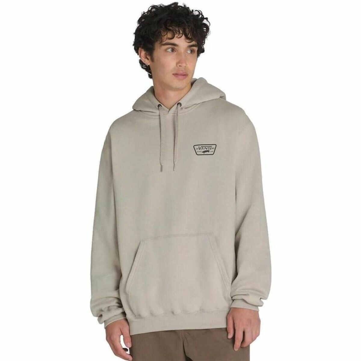Tröja med huva Herr Vans Full Patch London F Og Beige