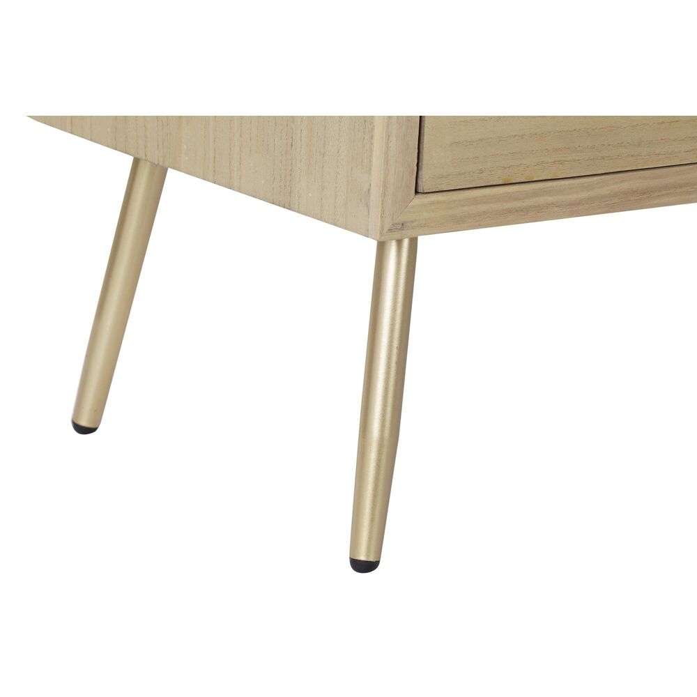 Kommod DKD Home Decor Gyllene Naturell Metall Gran Trä MDF Modern 80 x 40 x 87,5 cm - 2