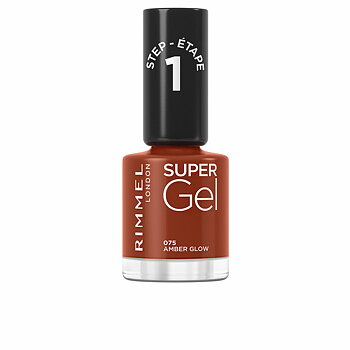 nagellack Rimmel London Super Gel Nº 075 Amber glow Nº 075-Amber Glow 12 ml