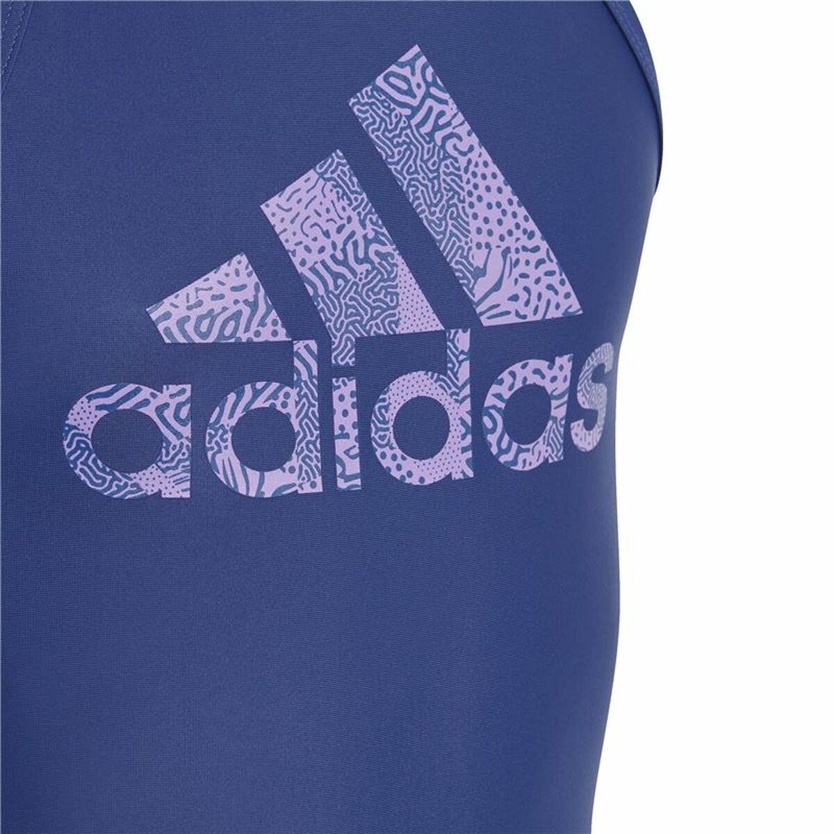 Baddräkt, Flickor Adidas Big Logo Blå - 3