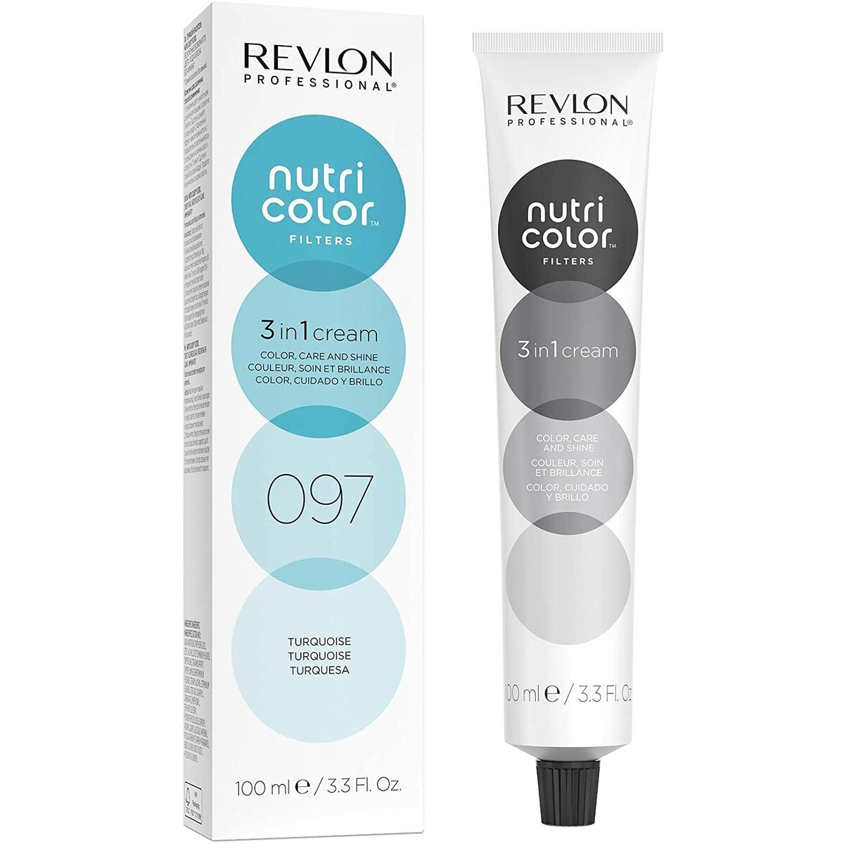 Hårfärgskräm Revlon Nutri Color Turkos Nº 097 100 ml 3 i 1