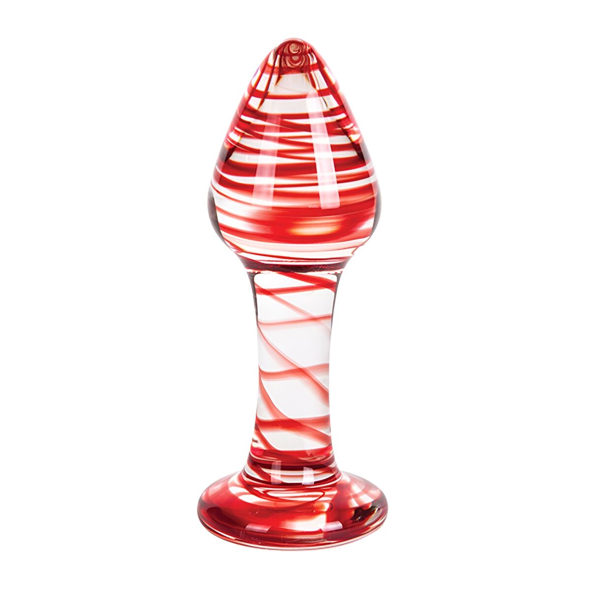 Analplugg S Pleasures Röd Transparent (10,3 cm) (10,2 cm) - 2