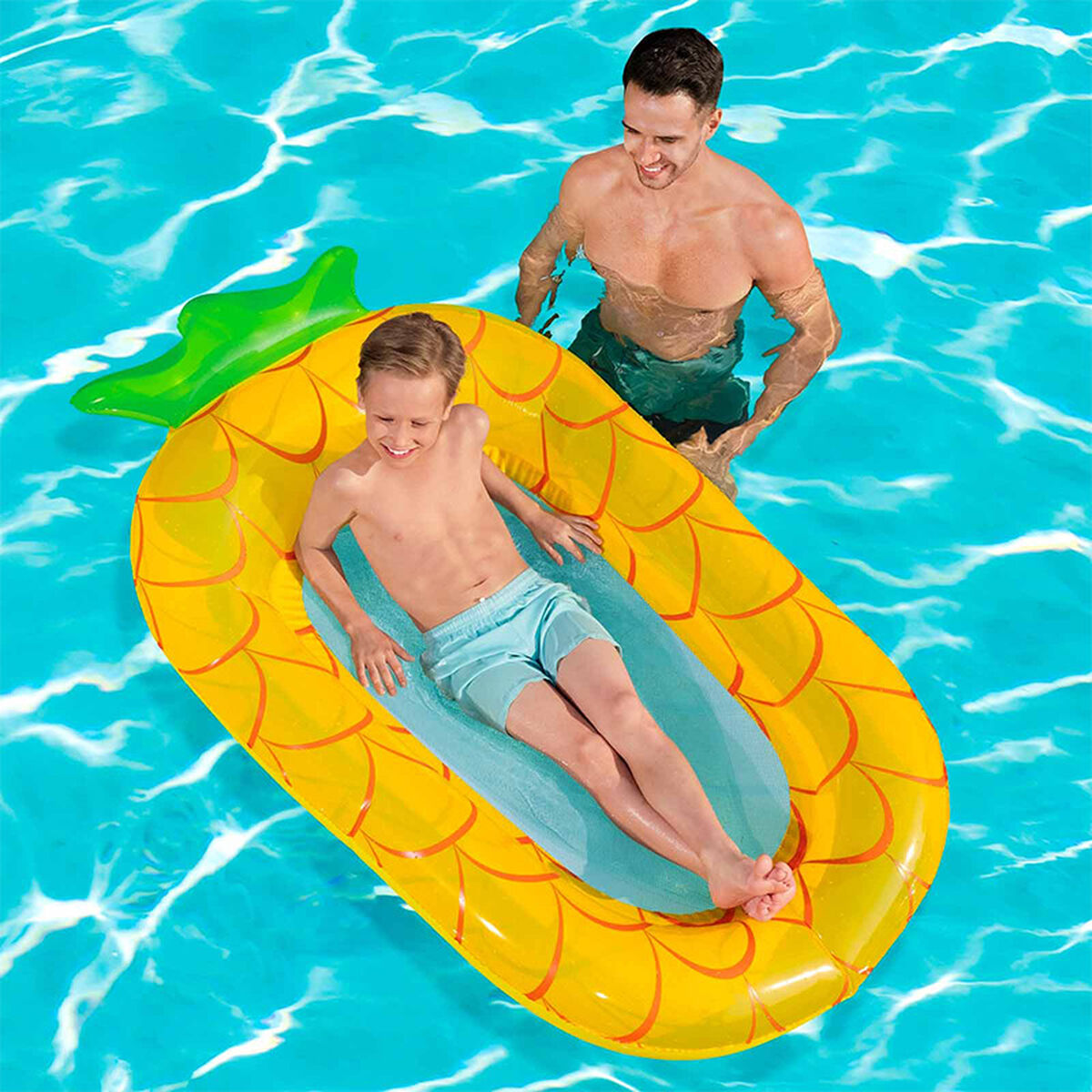 Bestway Uppblåsbar Fruktmadrass med Nät Olika Färger 178x103/186x112cm +6 år Strand & Pool 43644 - 4