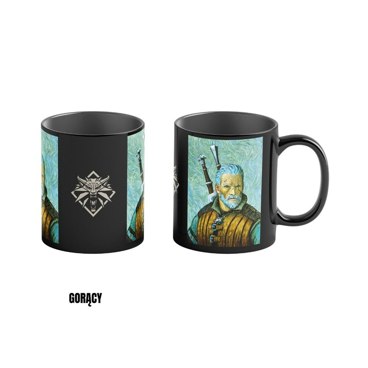 Mugg Good Loot The Witcher 3 Svart 450 ml - 2