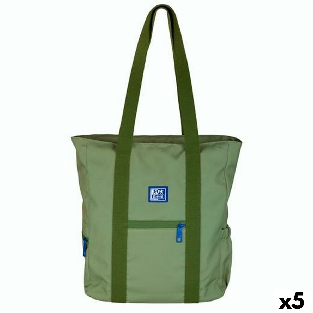 Väska Oxford B-TRENDY SAFARI Grön 34 x 31 x 12 cm (5 antal)