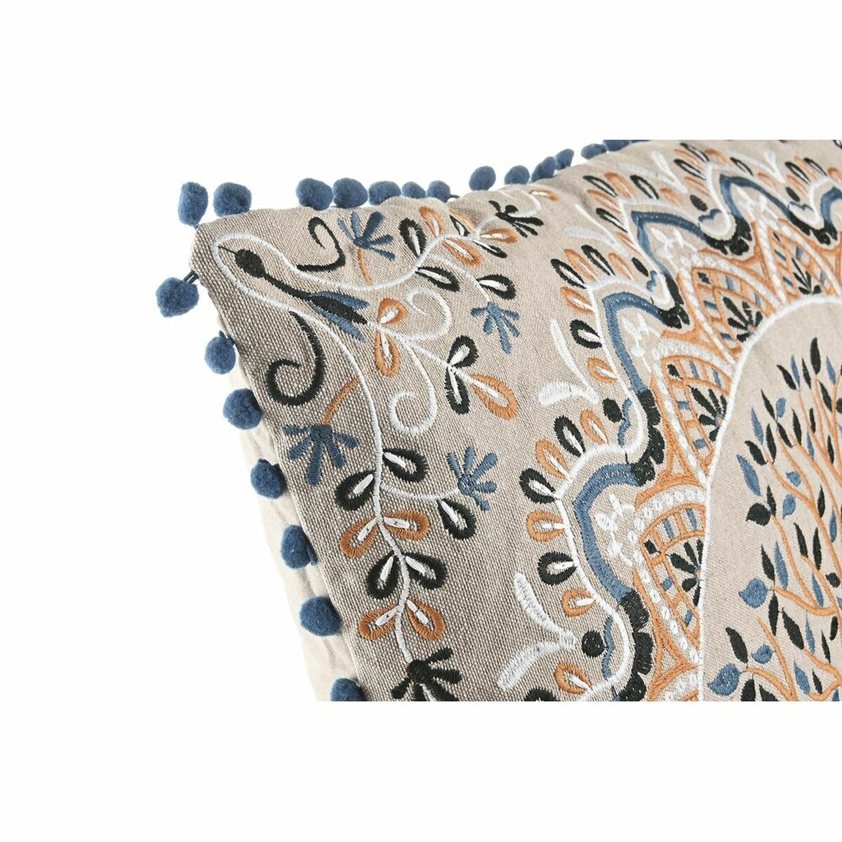Kudde DKD Home Decor Gul Blå Ljusbrun Träd 60 x 20 x 60 cm - 6