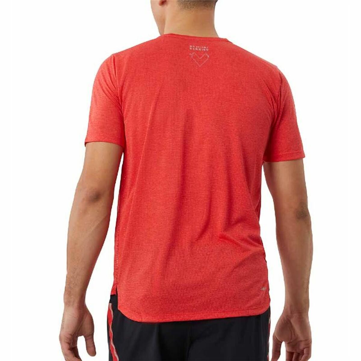 Sporttröja med ärmar New Balance Impact Run Orange - 2