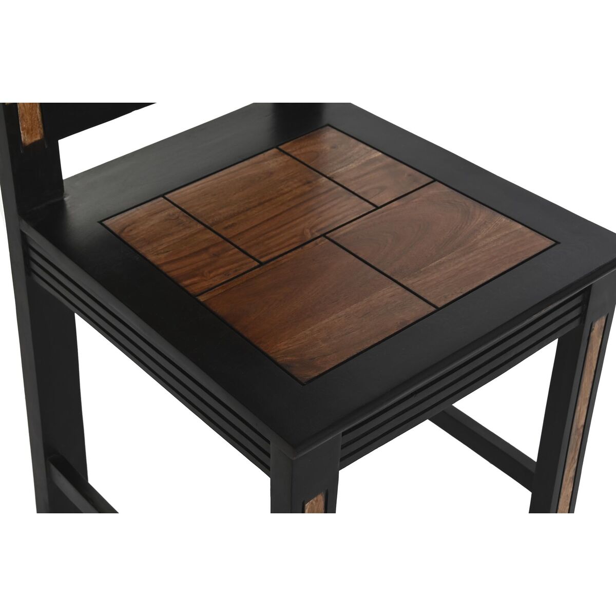 Matsalsstol DKD Home Decor Mörkbrun Akaciaträ (42 x 47 x 102 cm) - 5