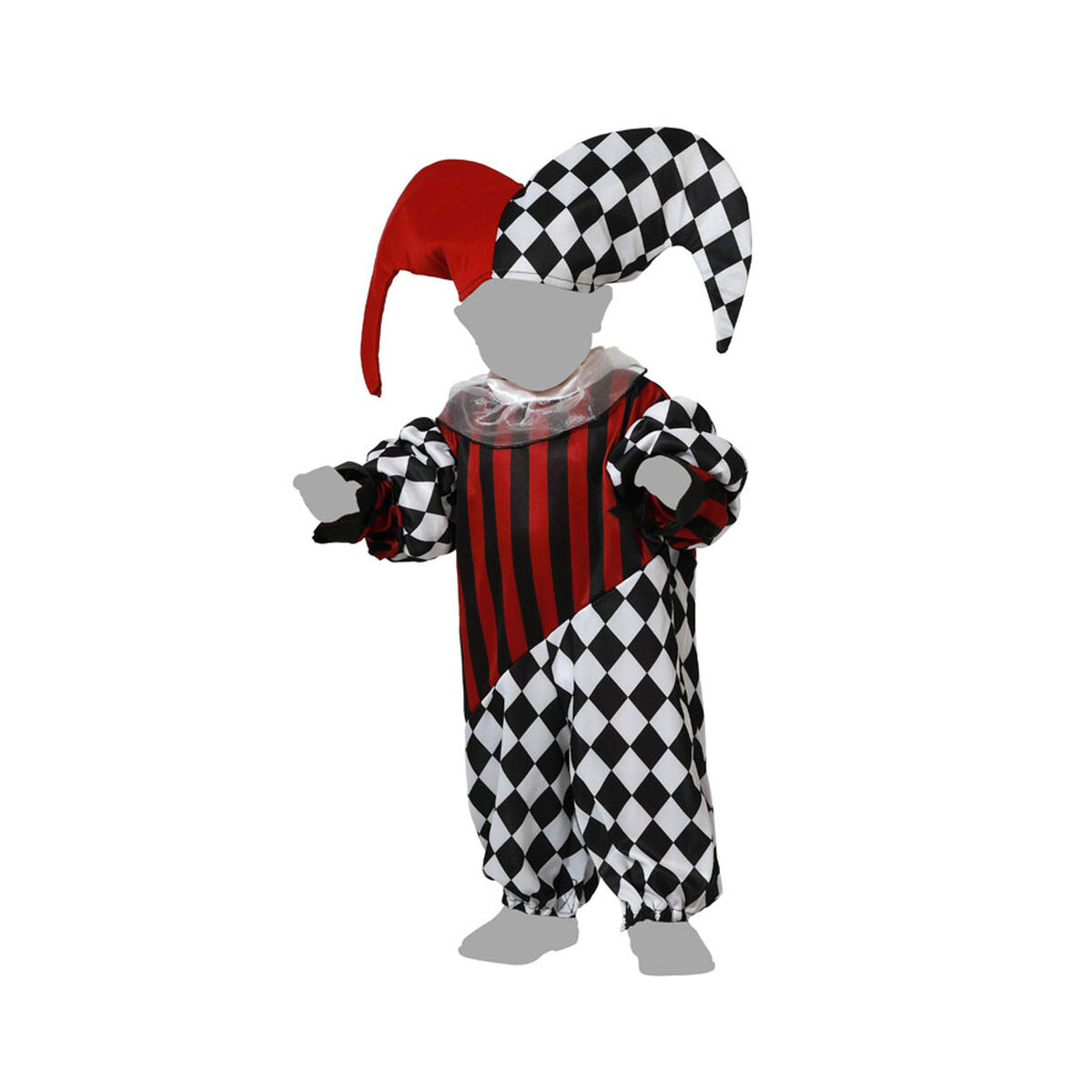 Maskeraddräkt bebis Harlekinfigur 12-24 månader - 3