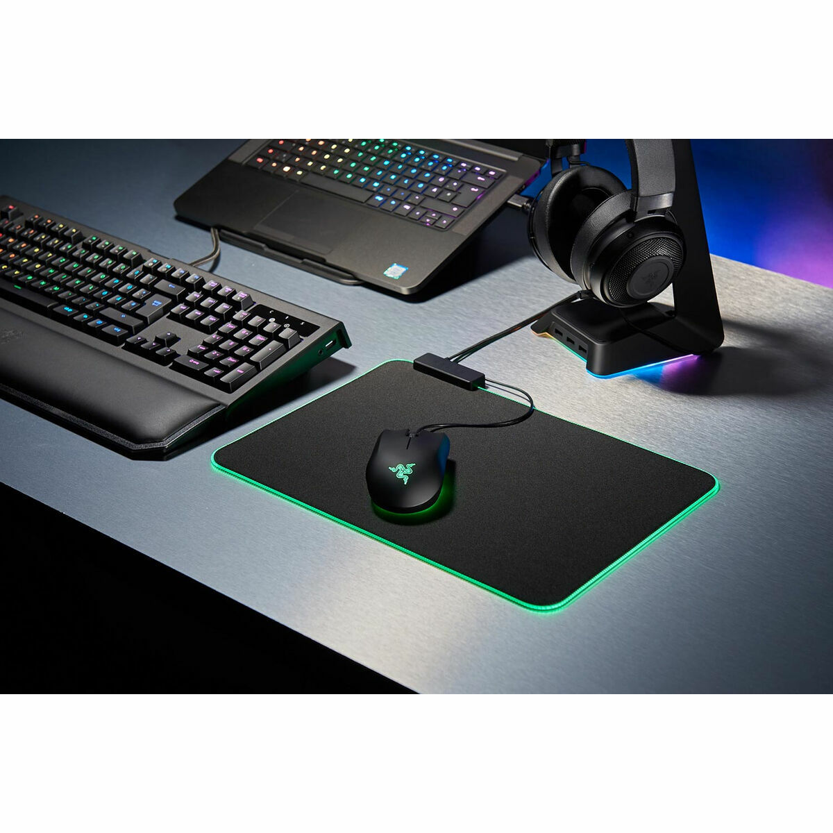 Musmatta Razer Golithus Chroma Svart Multicolour Gaming Med kabel Belysning RGB - 3