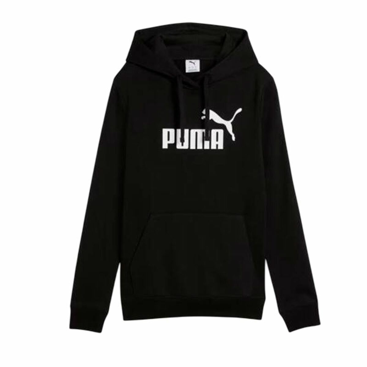 Tröja med huva Dam Puma Puma Essentials No. 1 Logo Hoodi Svart