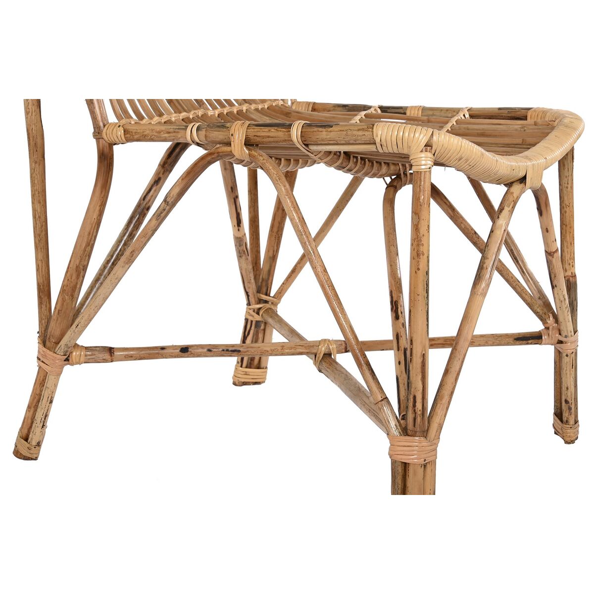 Matsalsstol DKD Home Decor Naturell 47 x 47 x 83 cm 47 x 61 x 84 cm - 4