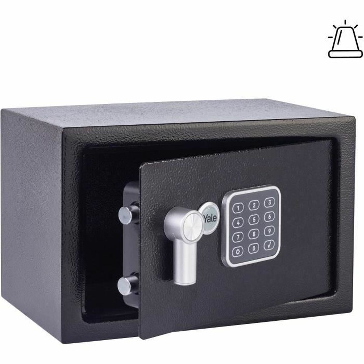 Kassaskåp med elektroniskt lås Yale Svart 8,6 L 20 x 31 x 20 cm Stål - 3