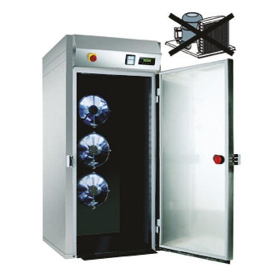 Snabbkyl för remote kylning, rulle, +90 °C/-18 °C, 10x GN 1/1 eller 60x40