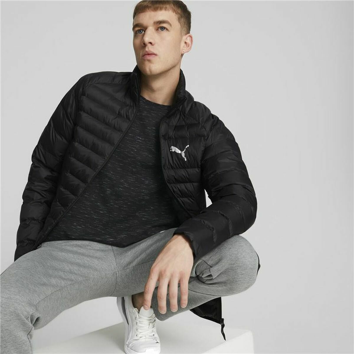 Träningsjacka Herr Puma Packlite WarmCELL Svart - 3