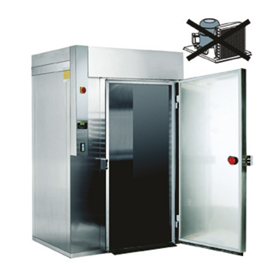 Snabbkyl för remote kylning, rulle, +90 °C/-18 °C, 10x GN 2/1 eller 60x80
