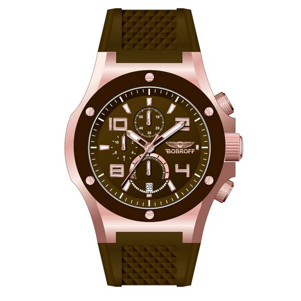 Herrklocka Bobroff BF1002M65 (Ø 43 mm)