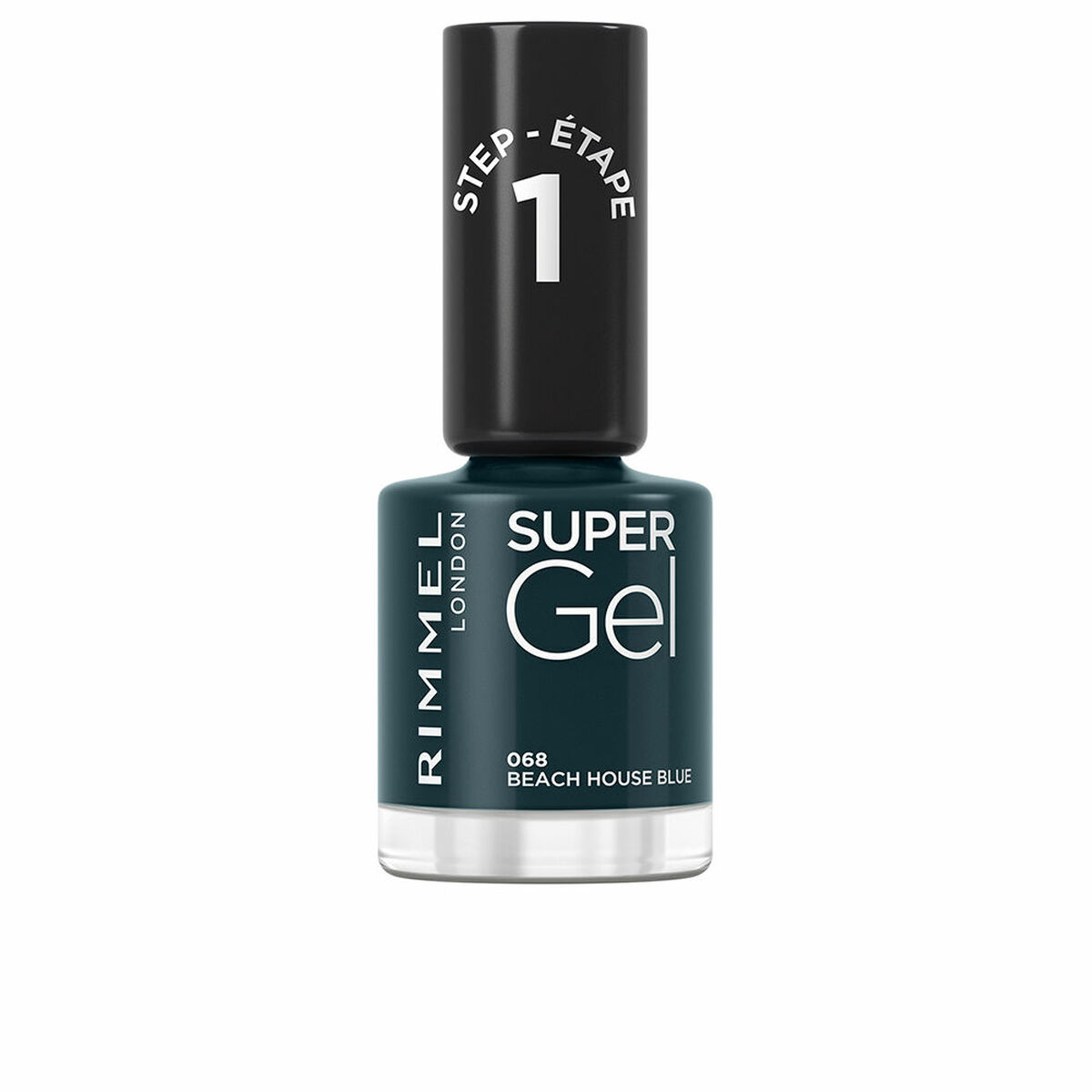nagellack Rimmel London Super Gel Nº 068 Beach house blue Nº 068-Beach House Blue 12 ml