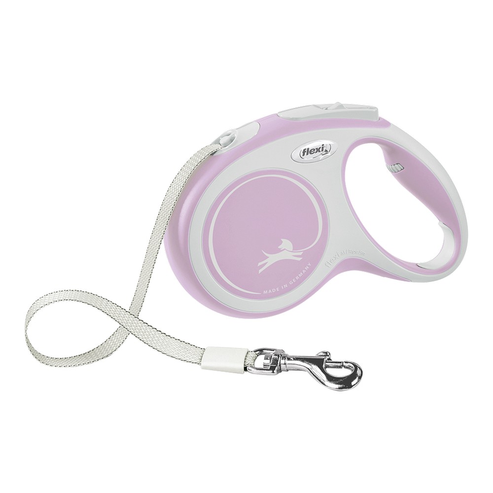 DoHundkoppel Flexi NEW COMFORT Rosa Storlek S