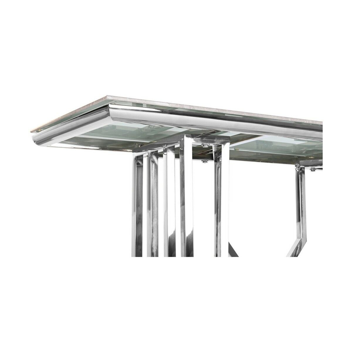 Mottagare DKD Home Decor Vit Silvrig 120 x 40 x 78 cm - 12