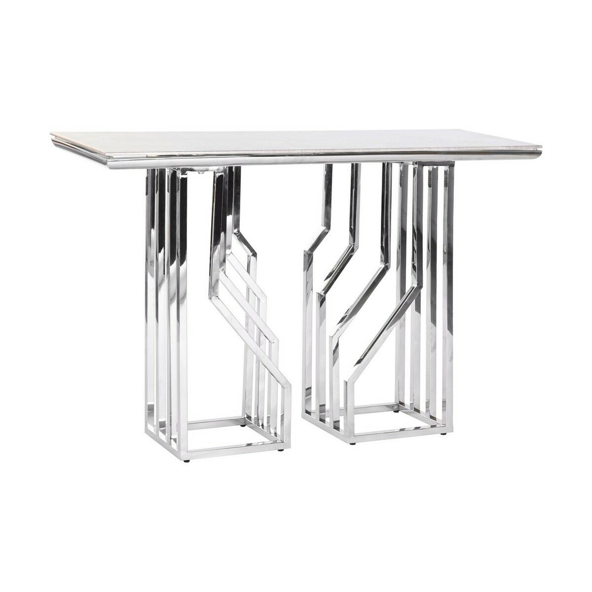 Mottagare DKD Home Decor Vit Silvrig 120 x 40 x 78 cm - 9