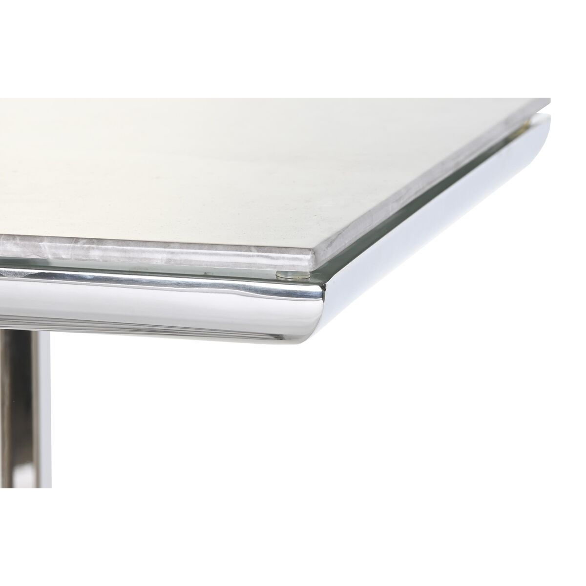 Mottagare DKD Home Decor Vit Silvrig 120 x 40 x 78 cm - 2