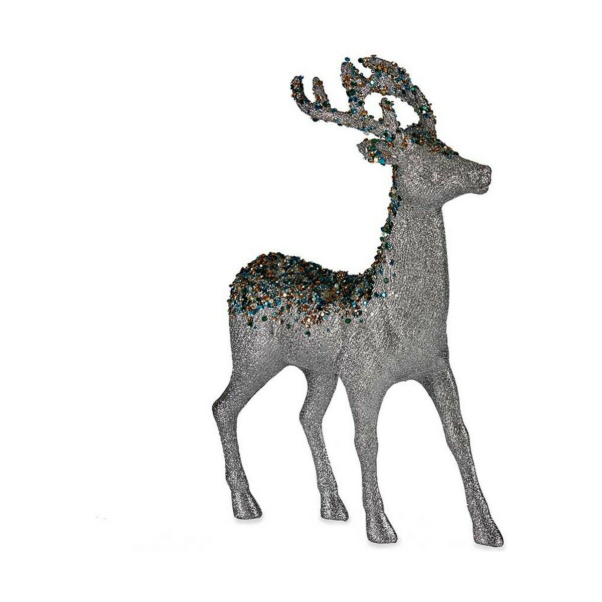Julrenar Krist+ Blå Gyllene Silvrig Silver Ren 15 x 45 x 30 cm