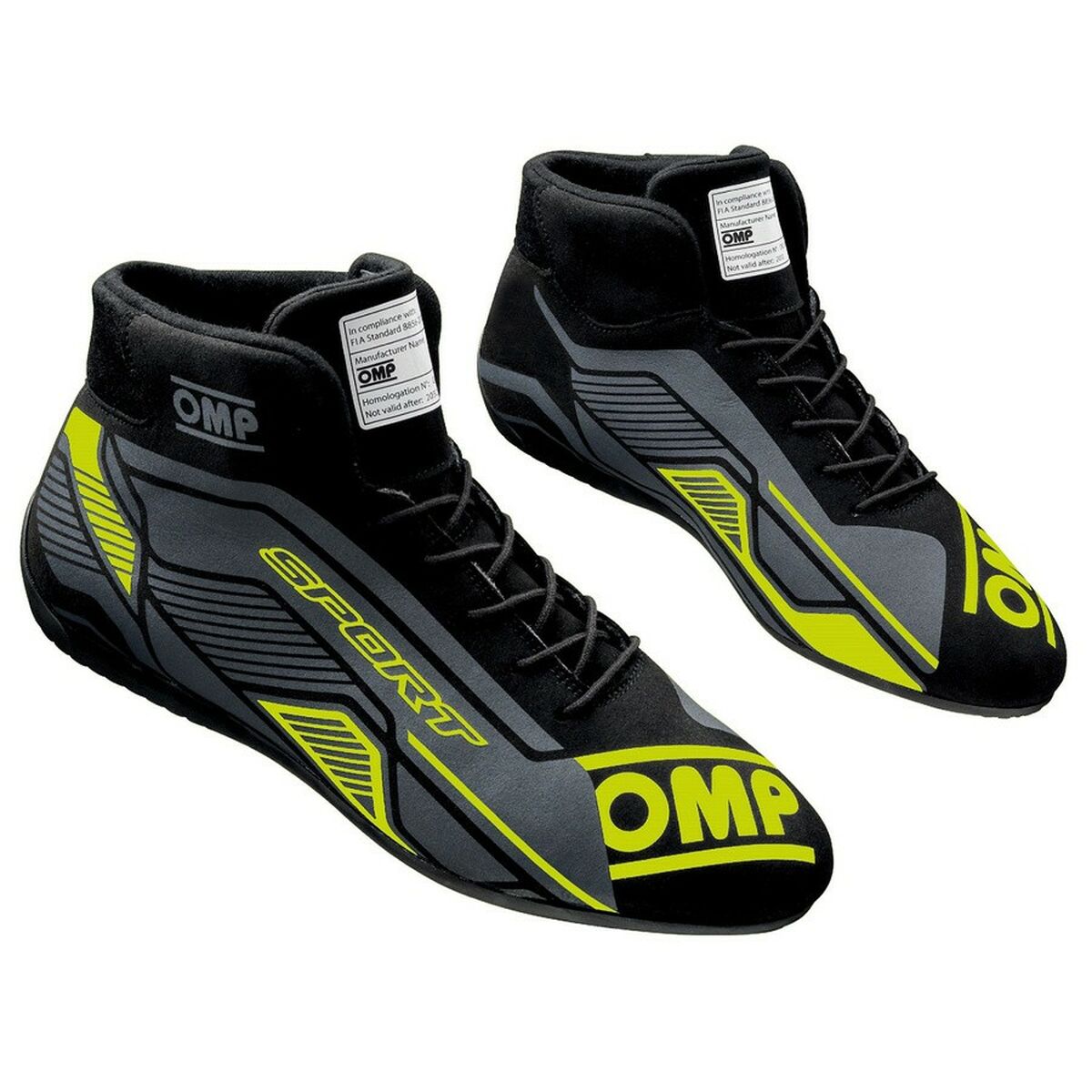 Racing-kängor OMP SPORT FIA 8856-2018 45