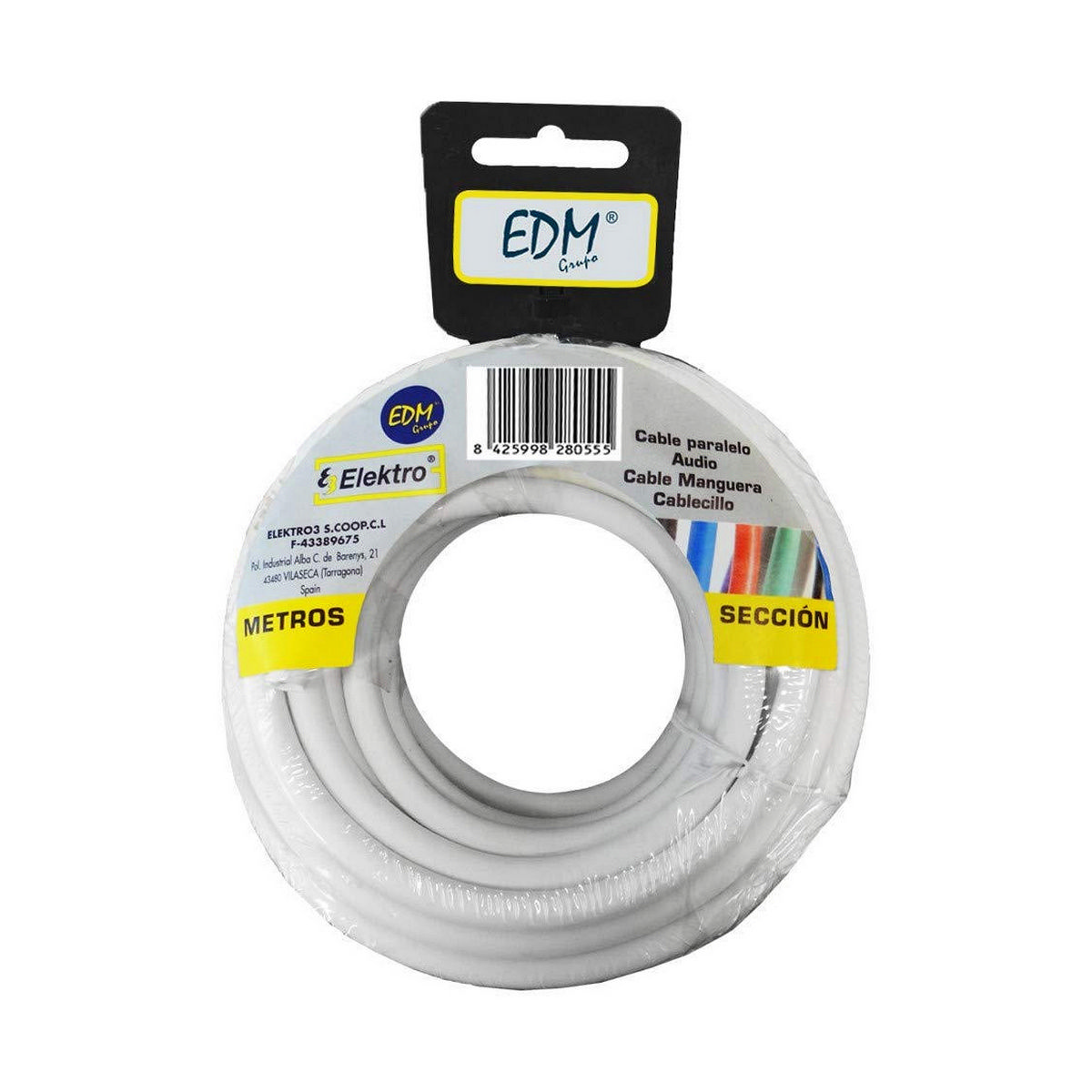 Kabel EDM 28154 Vit 3 x 2,5 mm 20 m - 3