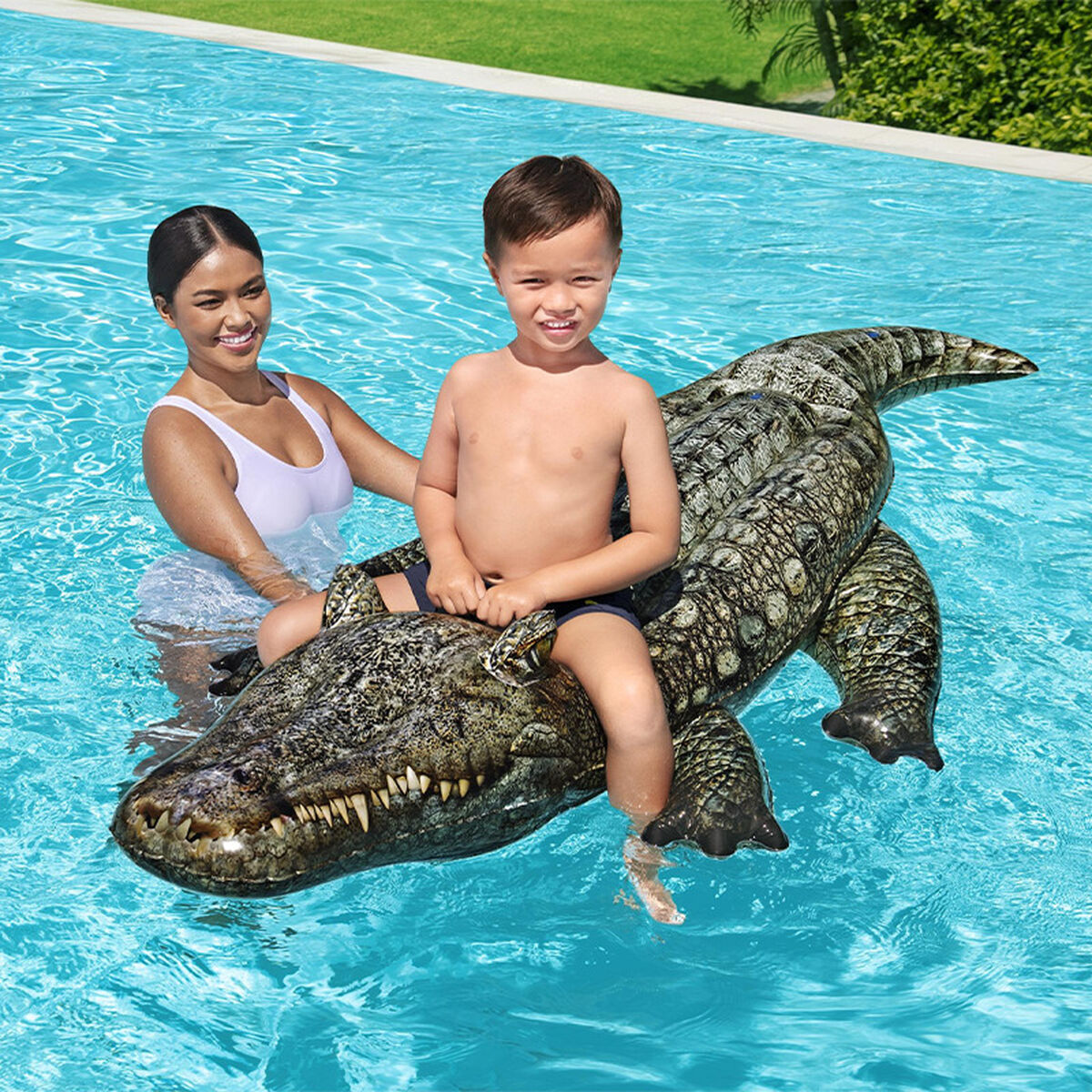 Bestway Uppblåsbar Kroppfigur med Handtag 193x94 cm +3 år Strand och Pool 41478 - 3