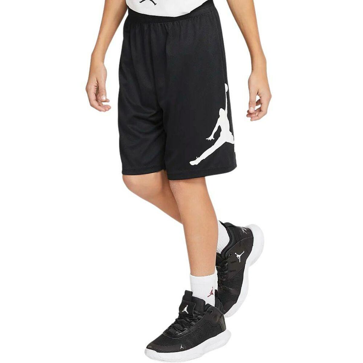 Sportshorts för barn JUMPMAN WRAP Nike MESH 957371 023 Svart - 2