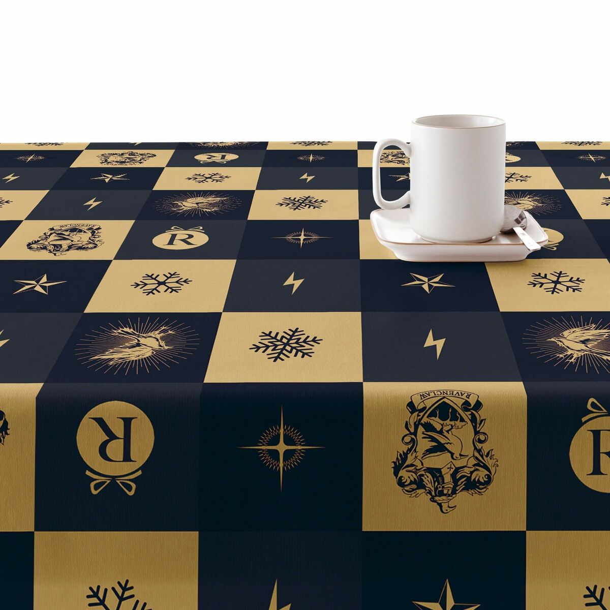 Fläckresistent bordsduk i harts Harry Potter Ravenclaw Christmas Multicolour 100 x 150 cm - 2
