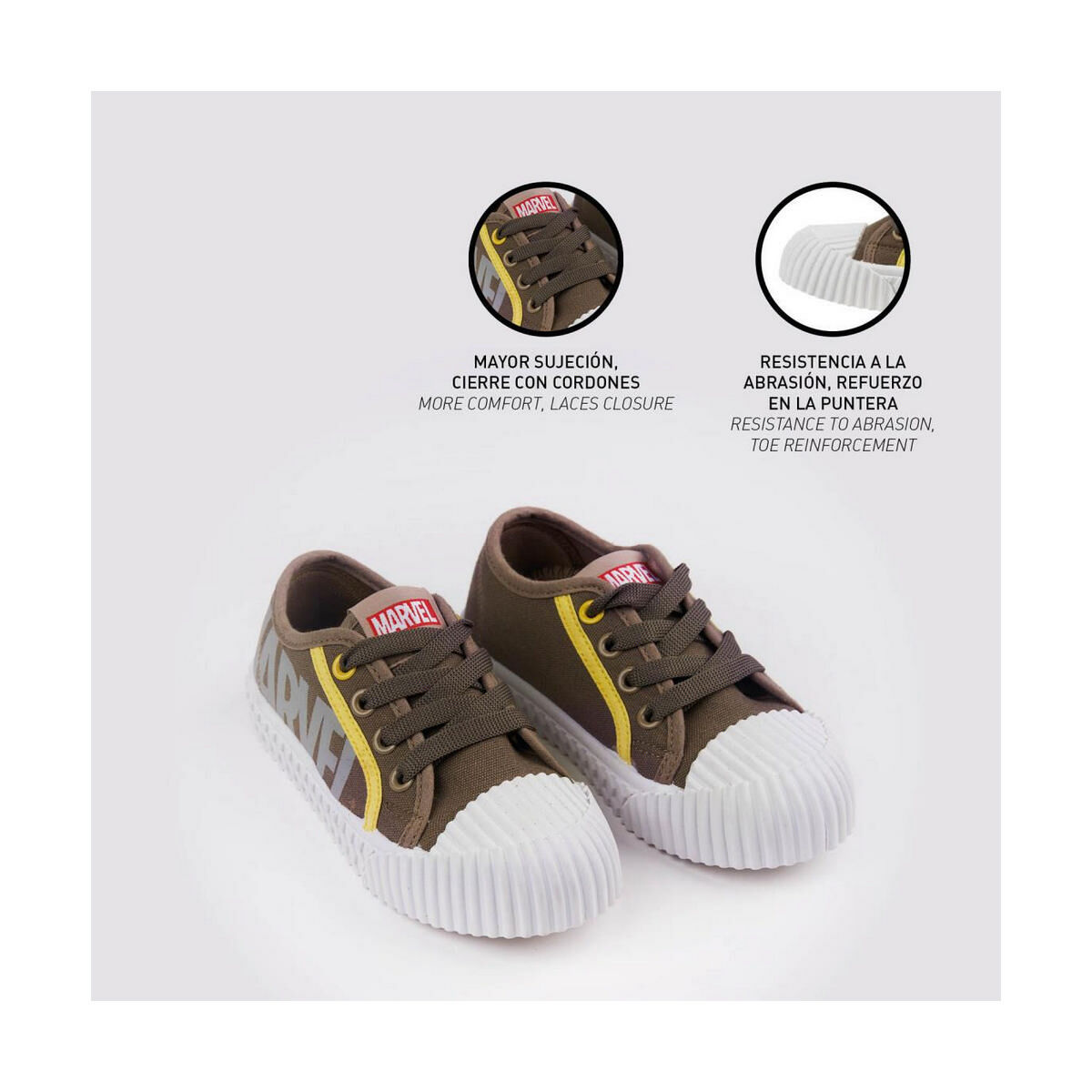 Sportskor Casual Barn Marvel Beige - 5