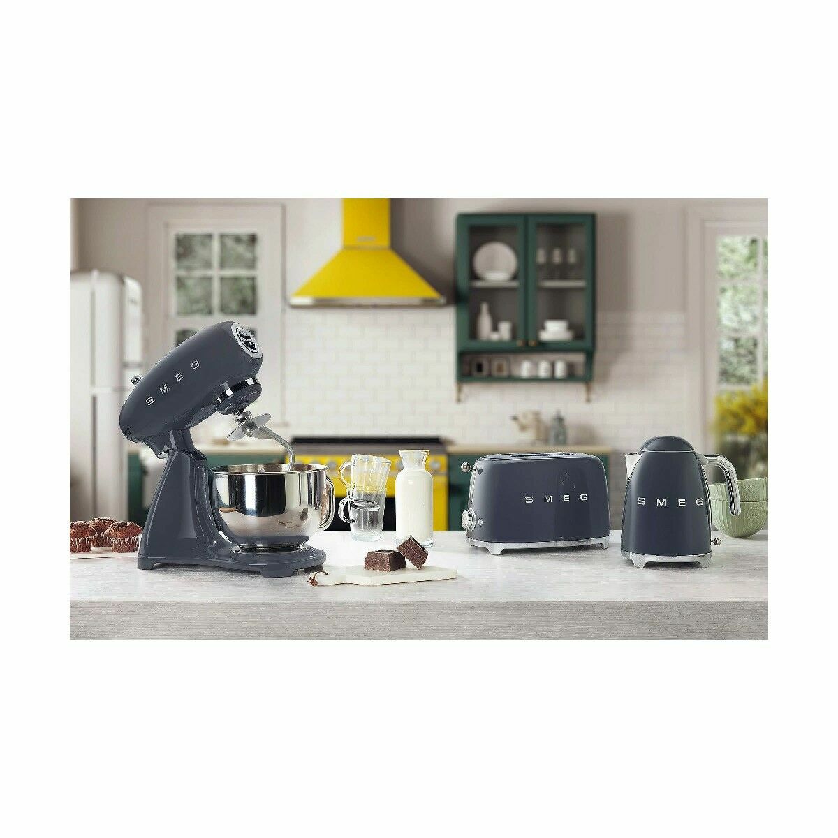 Köksrobot Smeg SMF03GREU Grå 800 W 4,8 L - 6