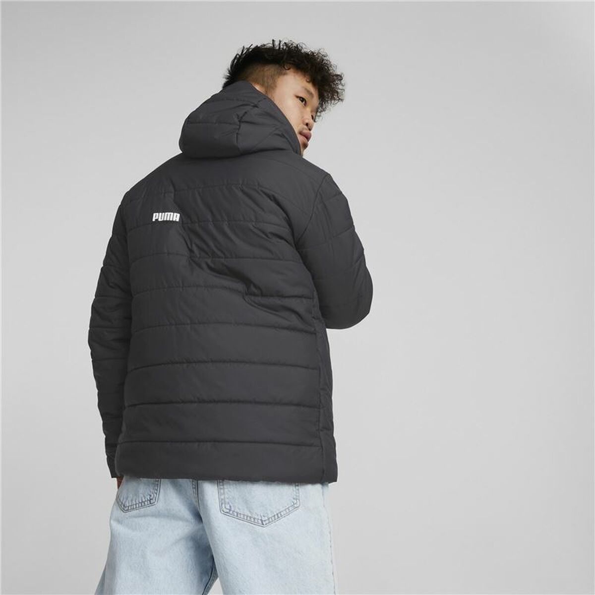 Träningsjacka Herr Puma Essentials Padded Svart - 4