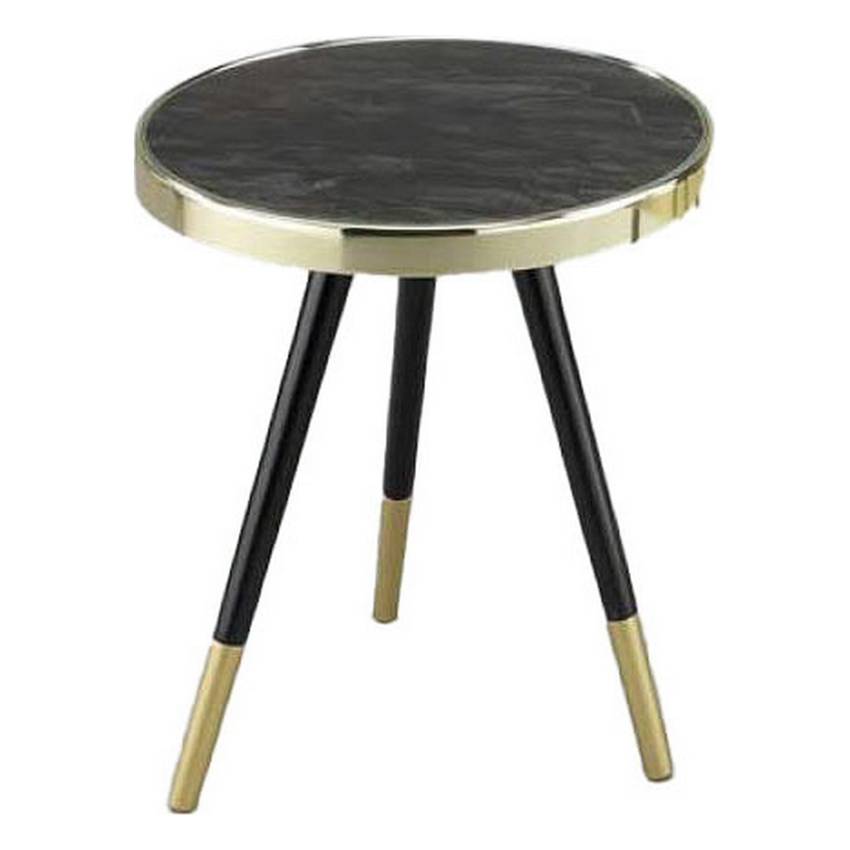 Sidobord DKD Home Decor Glas Stål (42,5 x 42,5 x 48 cm) - 2