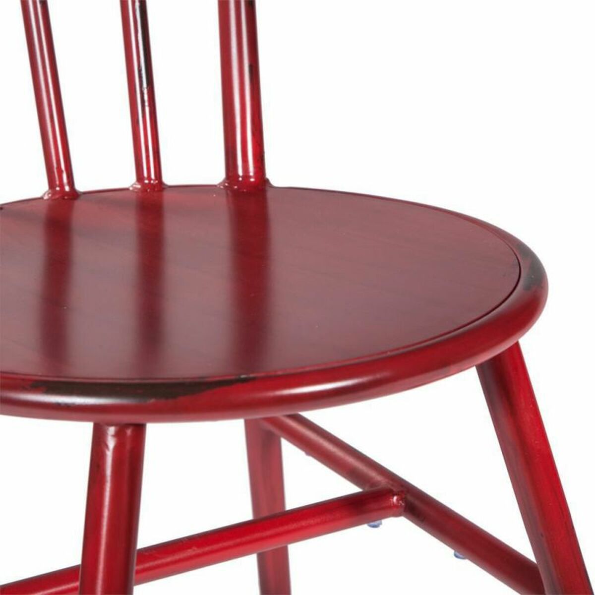 Matsalsstol Alexandra House Living Vintage Röd 48 x 87 x 44 cm - 3