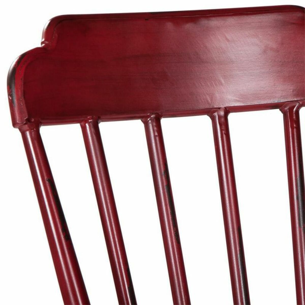 Matsalsstol Alexandra House Living Vintage Röd 48 x 87 x 44 cm - 4