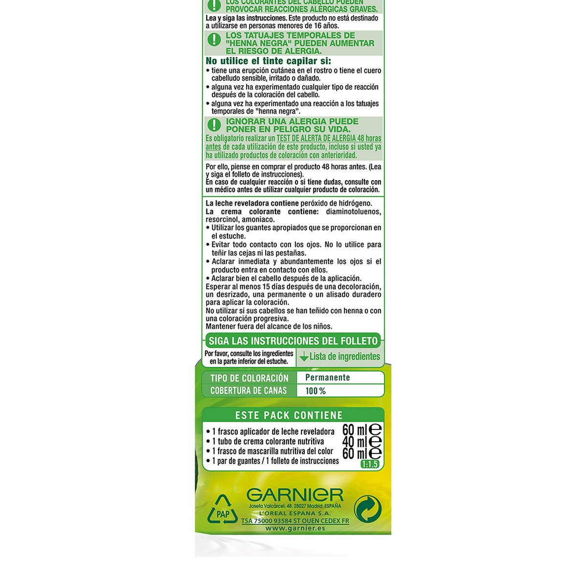 Permanent färg Garnier Nutrisse Nº 4,26 Nº 4,26-Cassis 1 U (3 antal) - 4