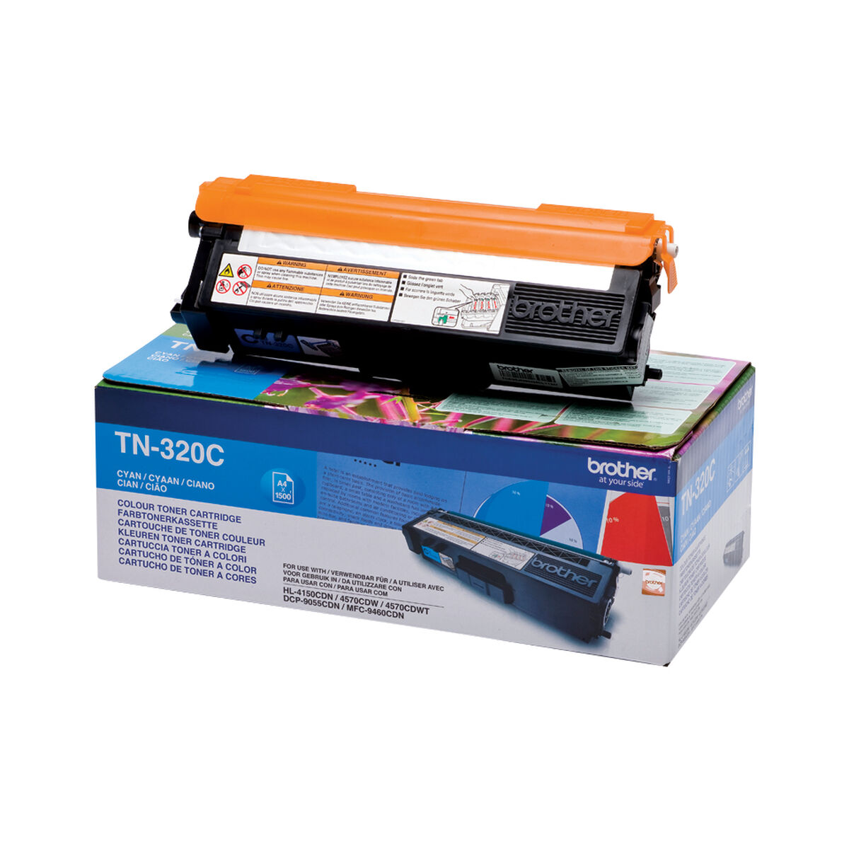 Toner Brother TN320C Turkos