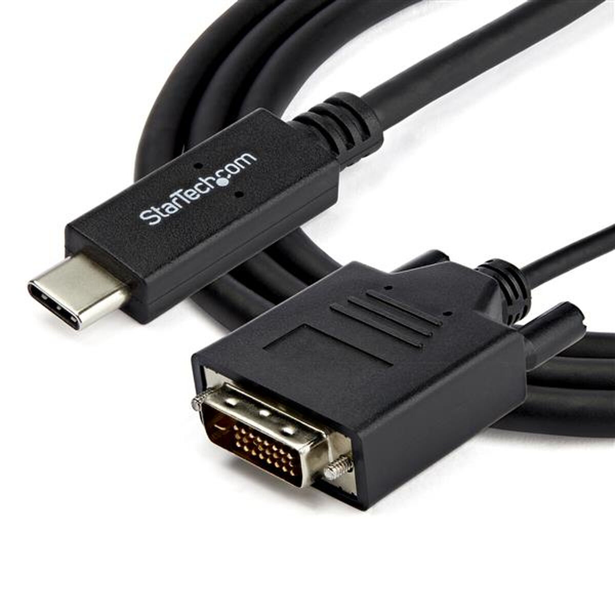 USB C till DVI Adapter Startech CDP2DVIMM2MB Svart - 4