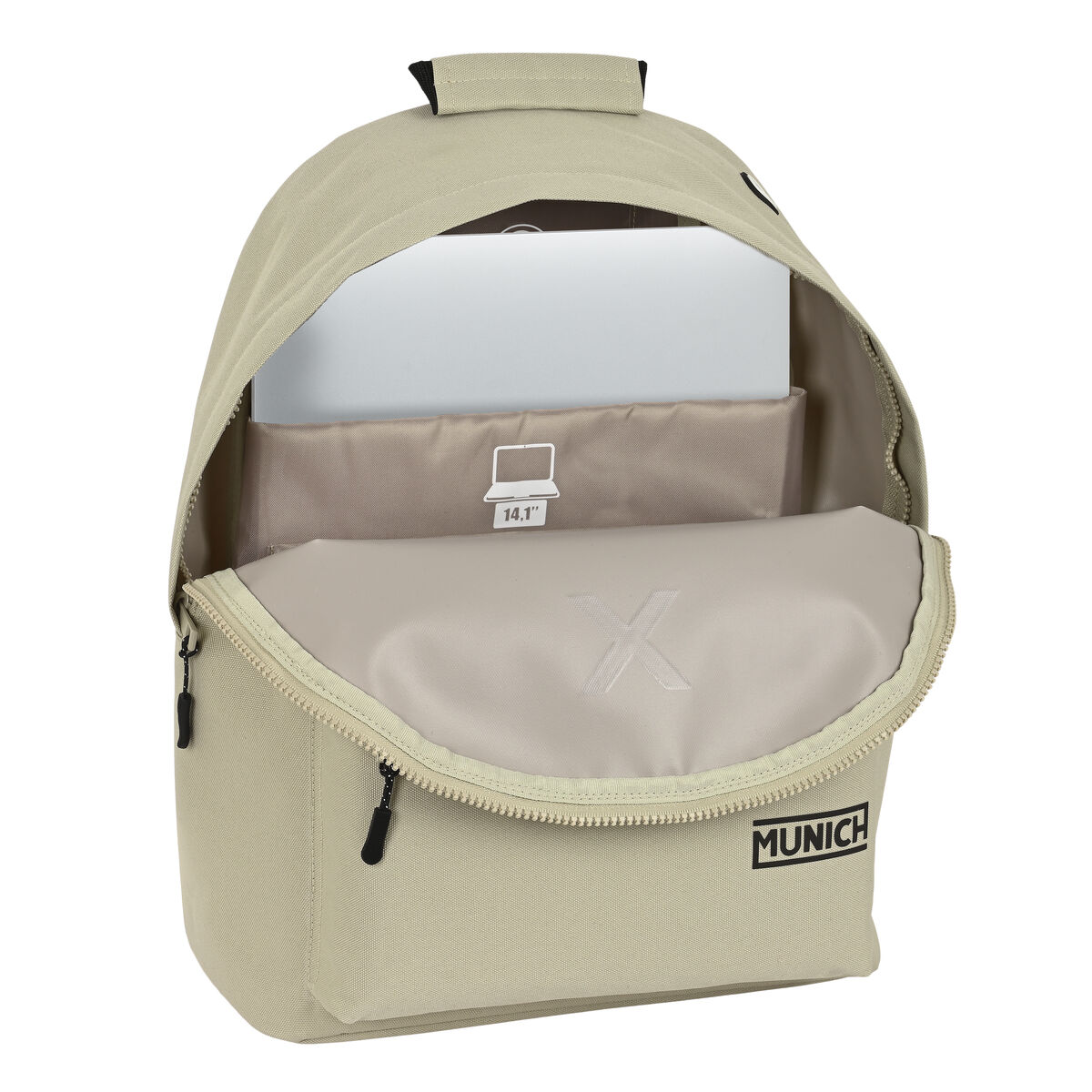 Laptopryggsäck Munich  munich basicos  Beige - 7