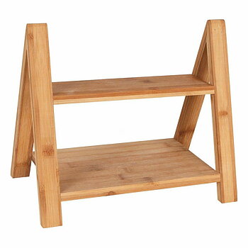 Serveringsbräda Viejo Valle Dubbel höjd Bambu 33 x 19,5 x 18 cm (2 antal)