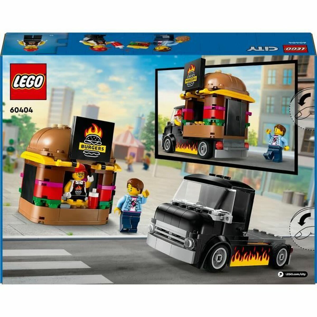 Byggsats Lego 60404 Hamburger truck Multicolour - 2