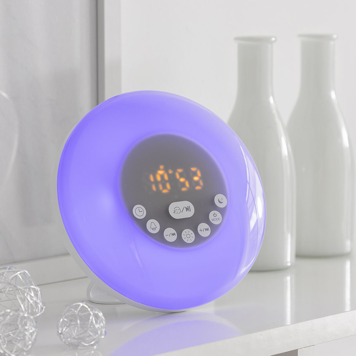 Väckarklocka för soluppgång med högtalare Slockar InnovaGoods - 6