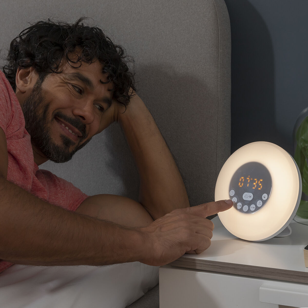 Väckarklocka för soluppgång med högtalare Slockar InnovaGoods - 11