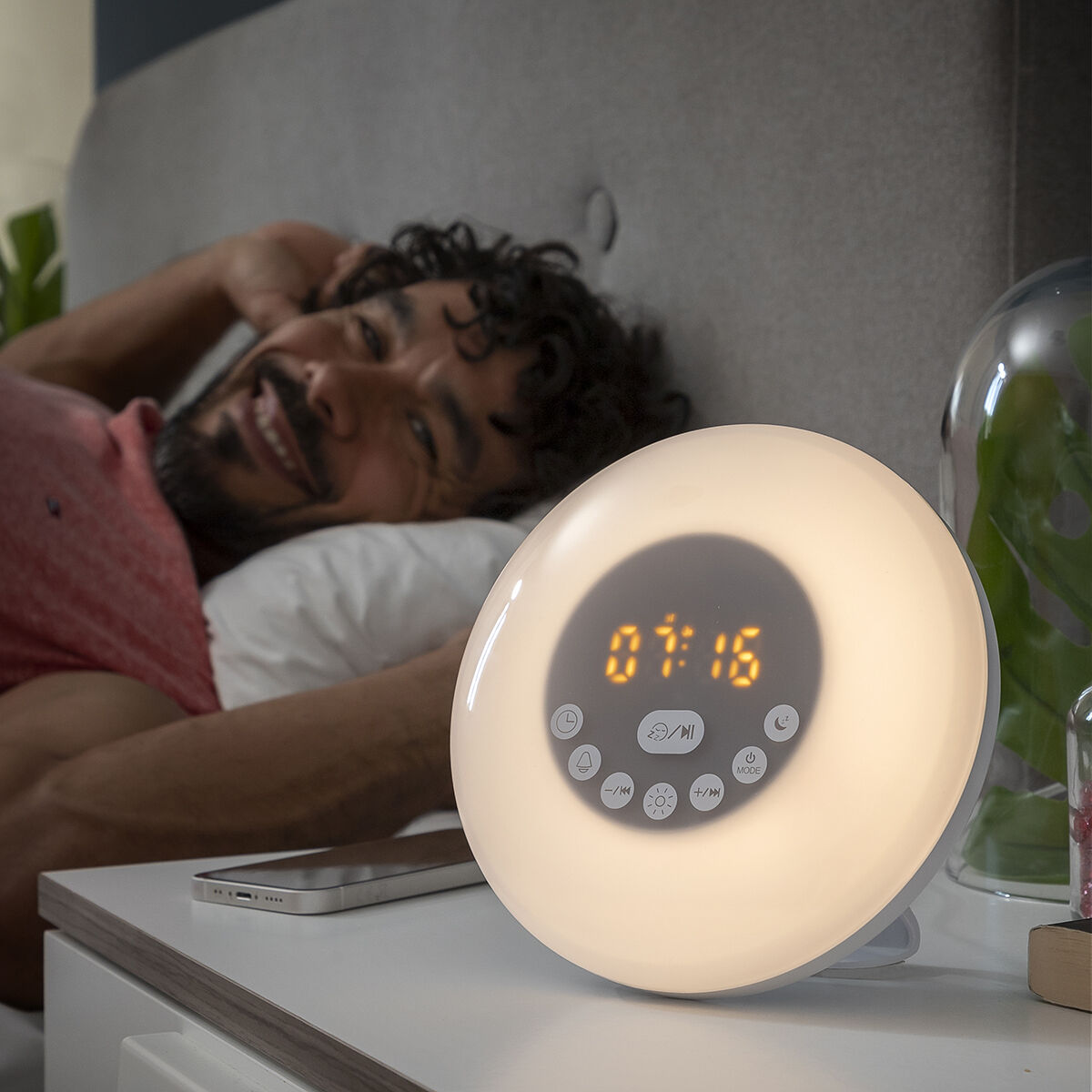 Väckarklocka för soluppgång med högtalare Slockar InnovaGoods - 8