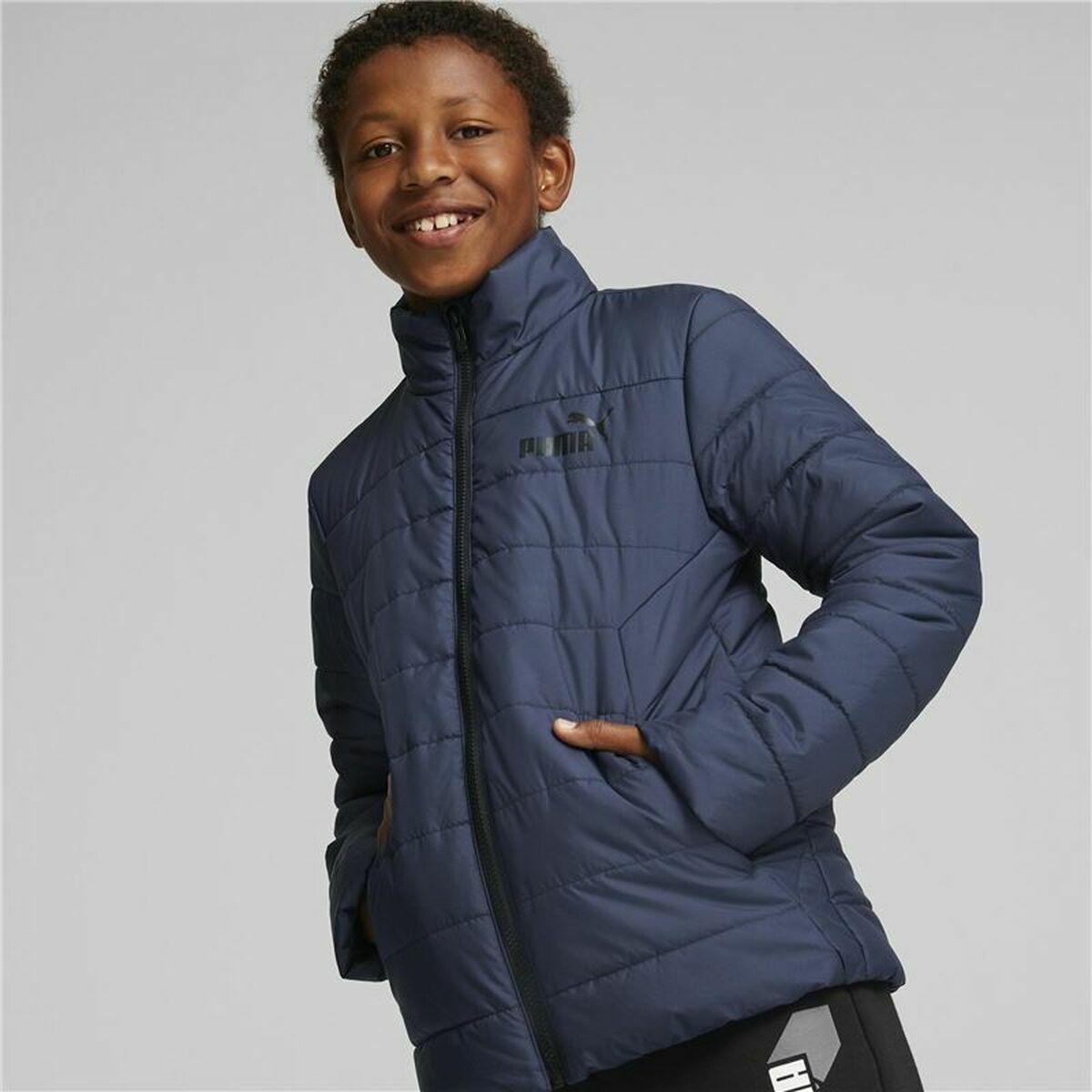 Sportjacka, Barn Puma Essentials Padded Marinblå - 3