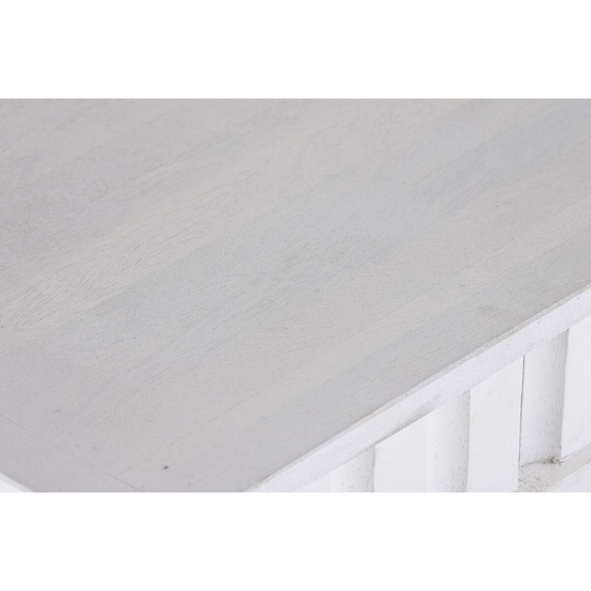 Matsalsbord DKD Home Decor Vit Metall Mangoträ 180 x 90 x 76 cm - 4